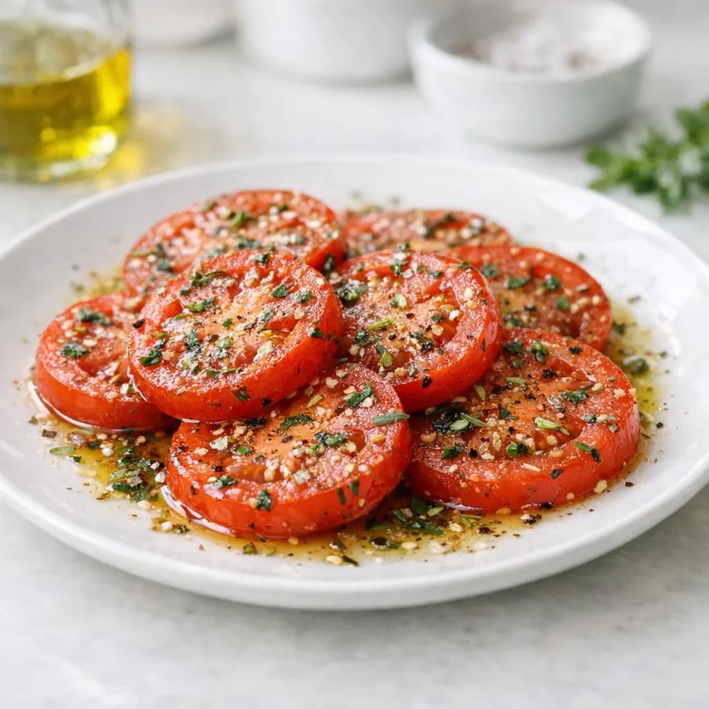 Herb-Marinated Tomato Slices recipe