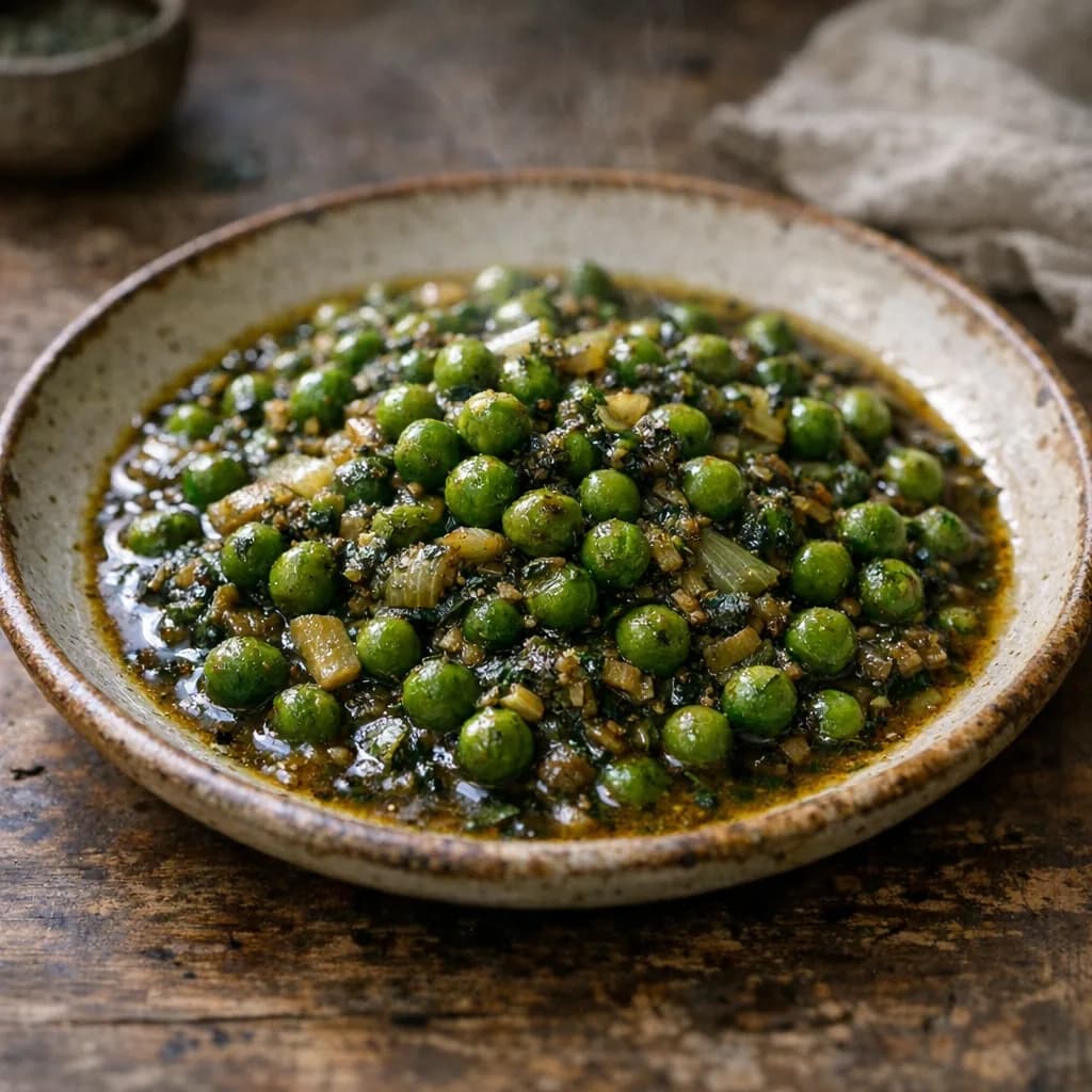 Green Pea and Spring Onion Stew recipe