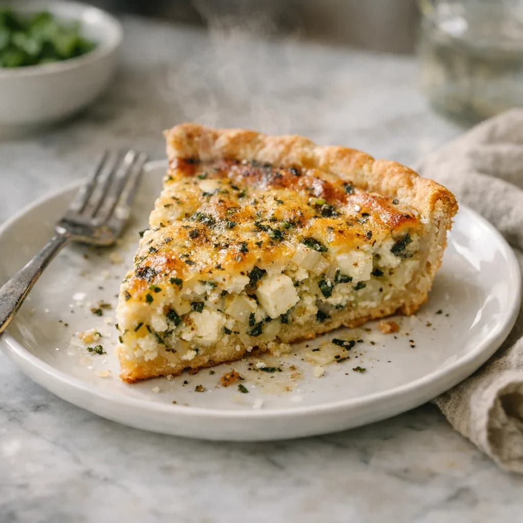Herbed Cottage Cheese Quiche recipe