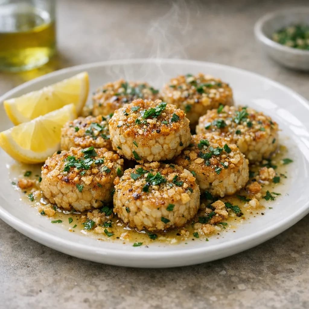 Herbed Cracker Scallops recipe
