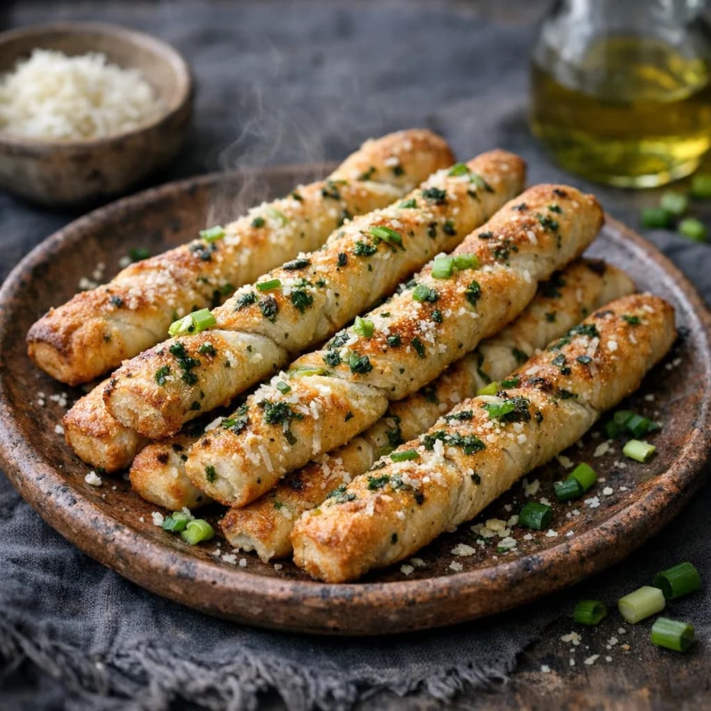 Herbed Parmesan Breadsticks recipe