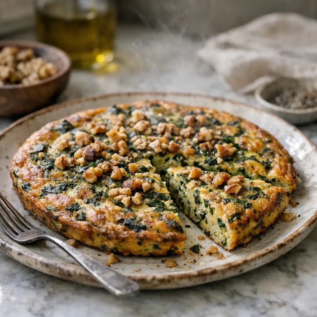 Herbed Walnut Frittata recipe