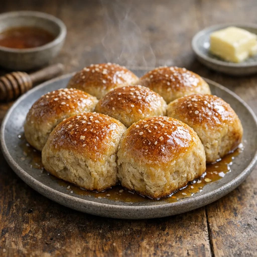 Honey-Glazed Dinner Rolls recipe