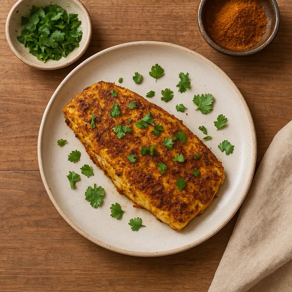 Indian Spiced Baked Grouper recipe