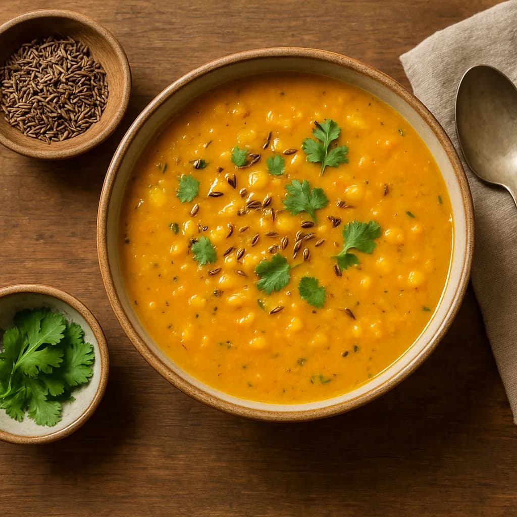 Indian Spiced Corn Soup recipe