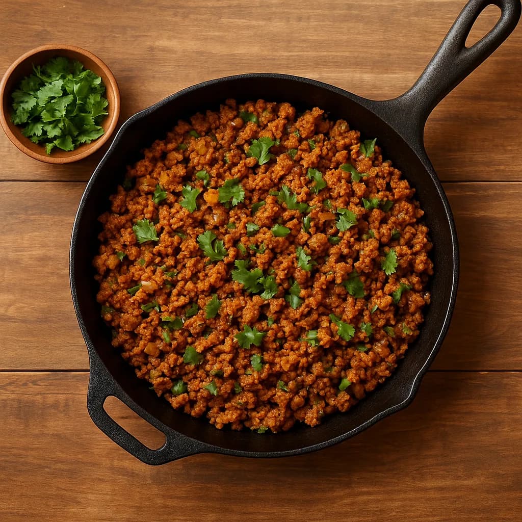 Indian-Style Skillet Soy Mince recipe