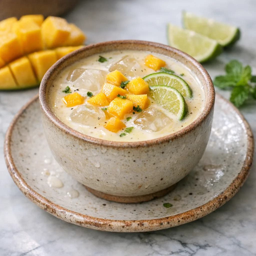 Jain Mango Lime Cooler recipe