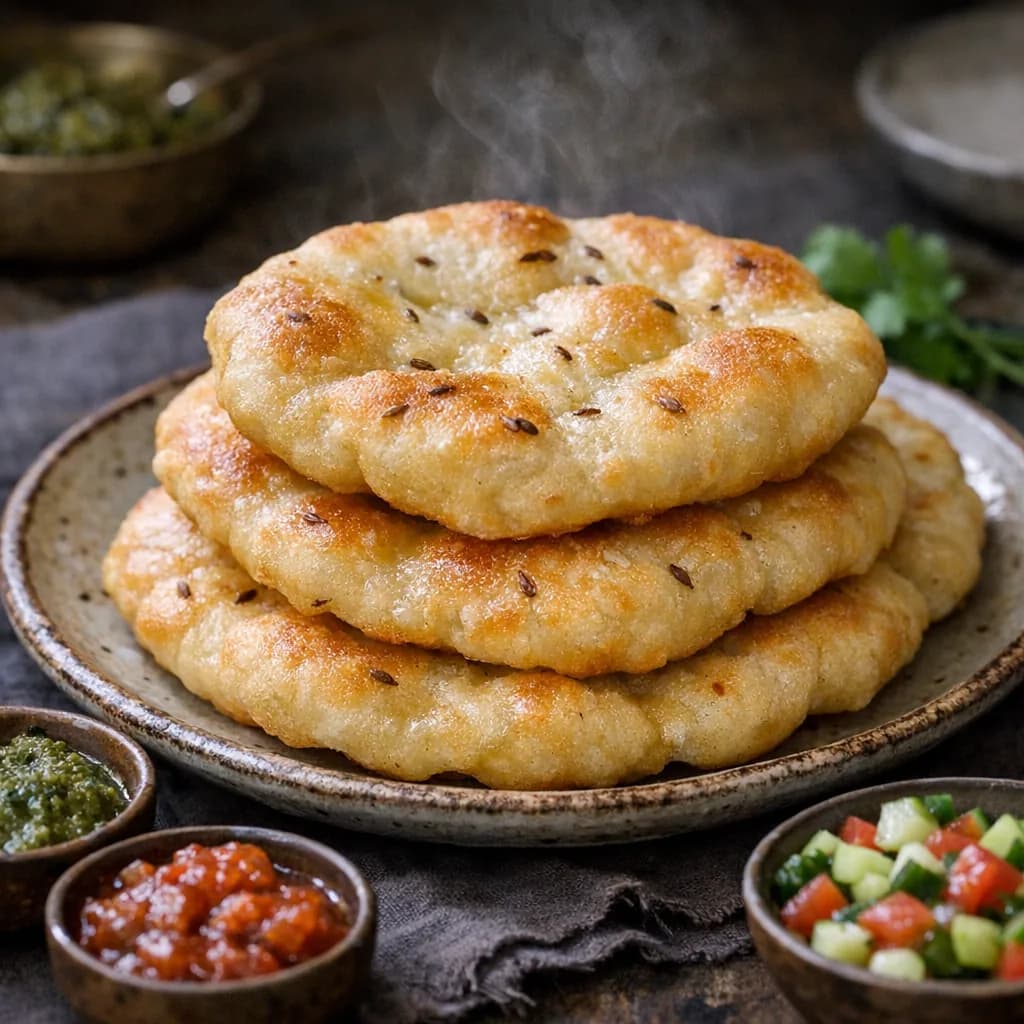 Jain-Style Indian Fry Bread recipe