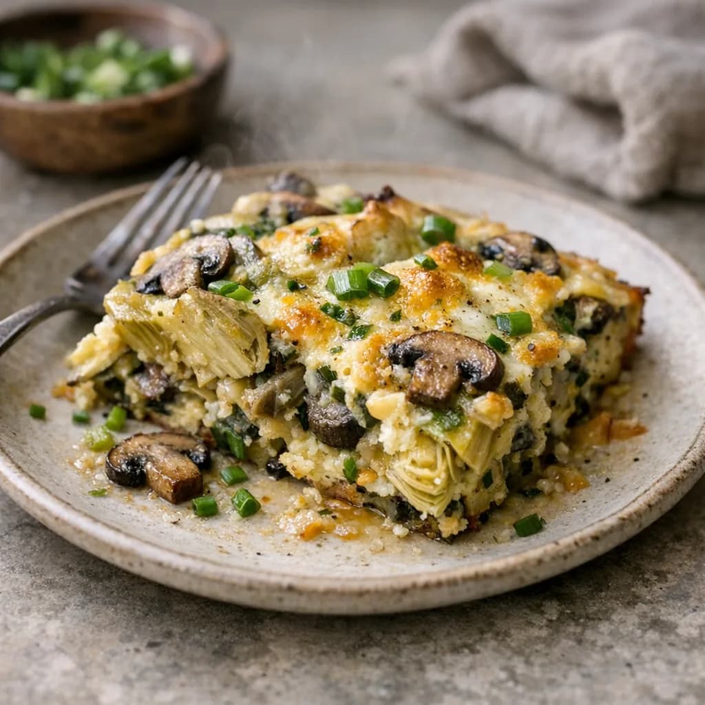 Keto Artichoke Egg Bake recipe