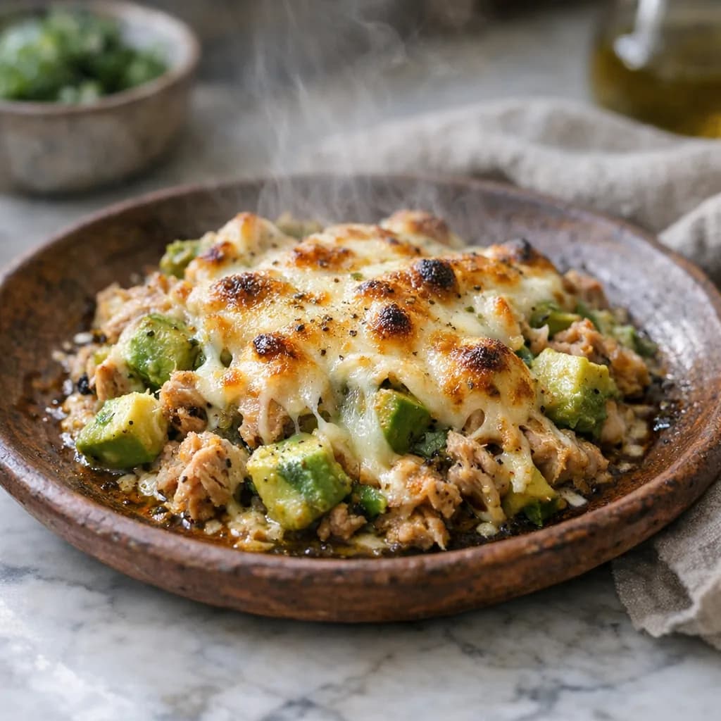 Keto Avocado Tuna Bake recipe