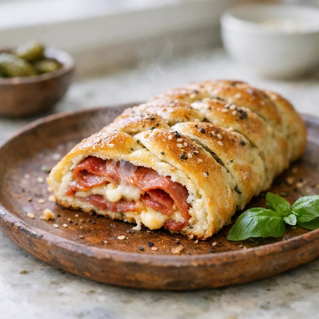 Keto Baked Deli Braid recipe