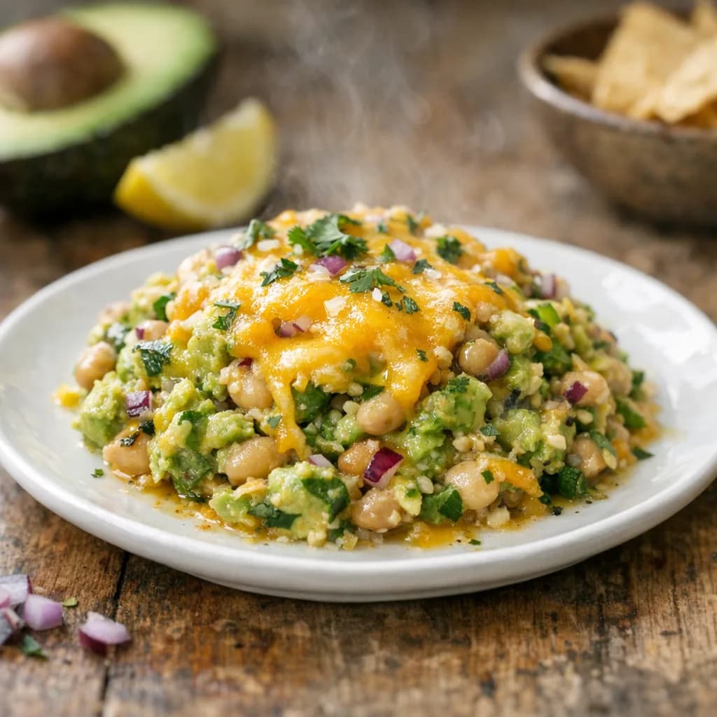 Keto Cheese and Avocado Bean Dip recipe