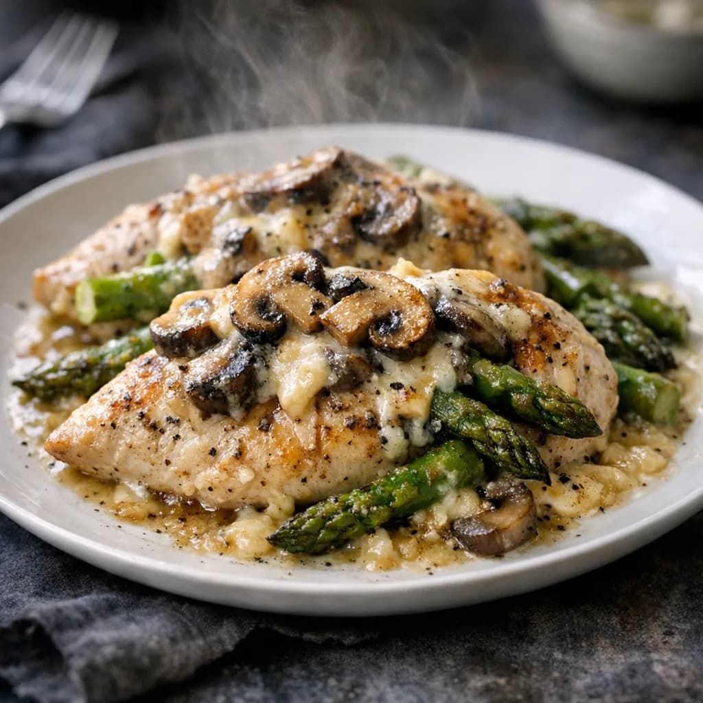 Keto Chicken and Asparagus Bake recipe