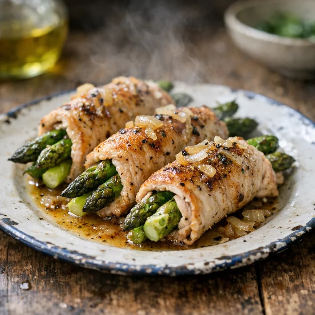 Keto Chicken Asparagus Roll-Ups recipe