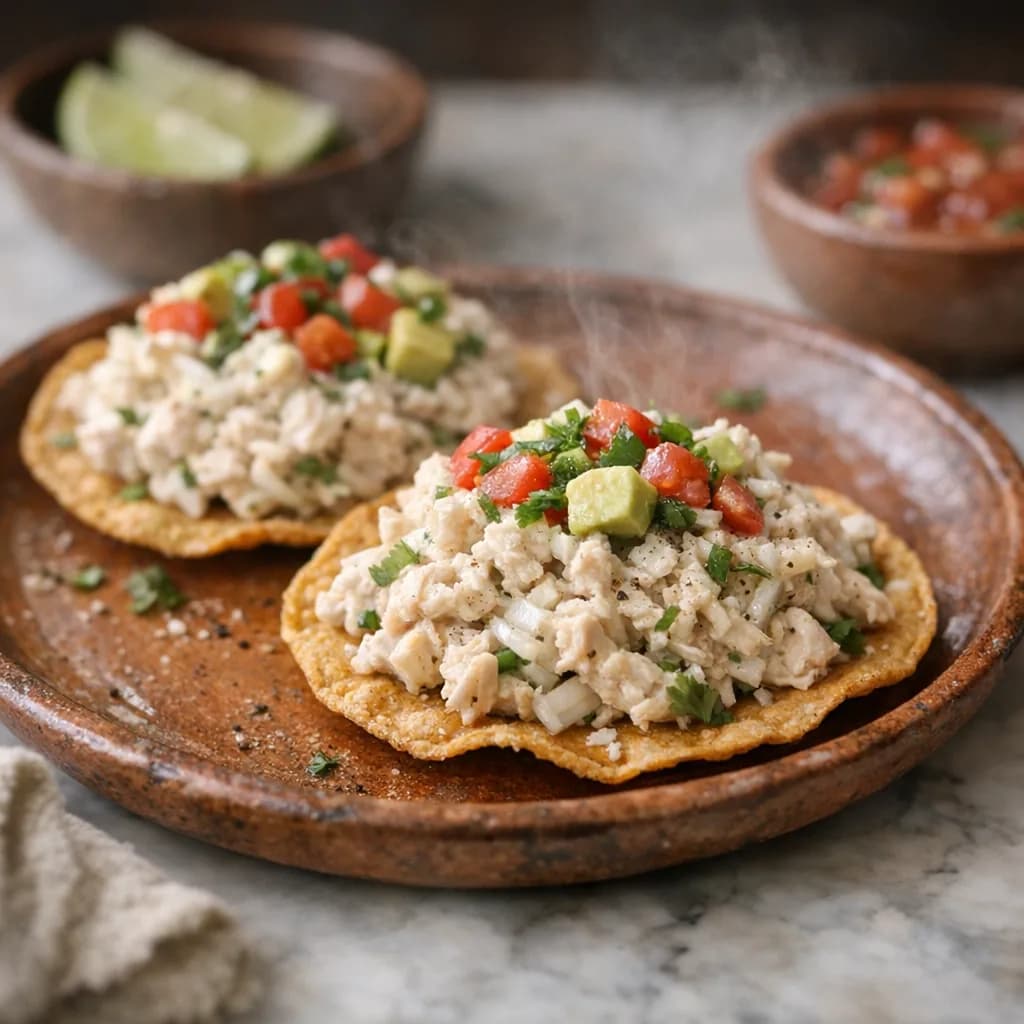 Keto Chicken Salad Tostadas recipe