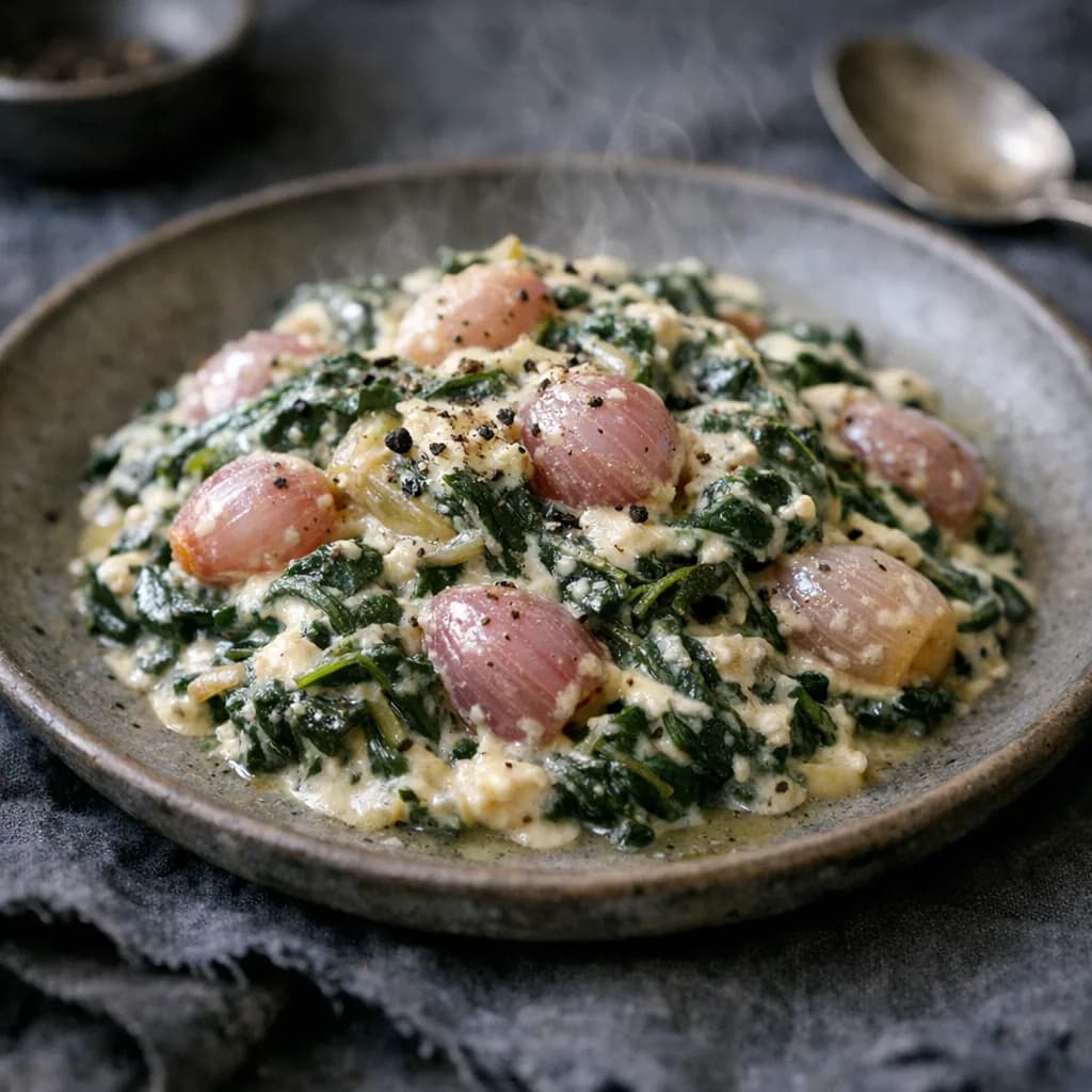 Keto Creamy Spinach Casserole recipe