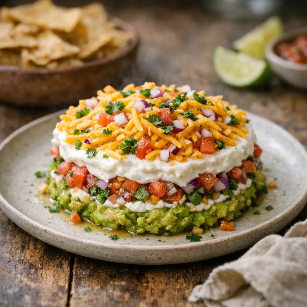 Keto Mexican Layered Dip recipe