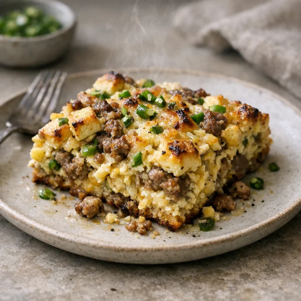 Keto Sausage and Egg Bake recipe