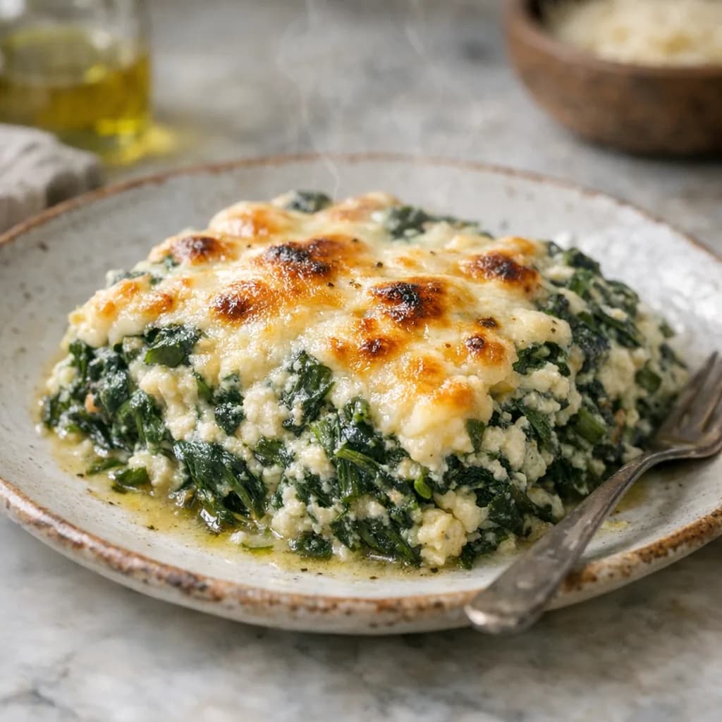 Keto Spinach and Ricotta Bake recipe