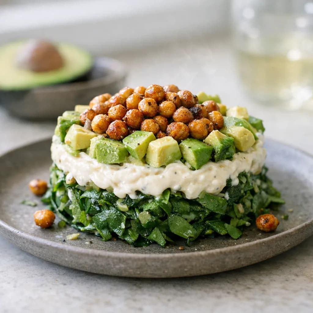 Keto Spinach Layer Salad recipe