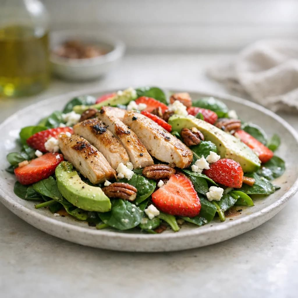 Keto Strawberry Chicken Salad recipe