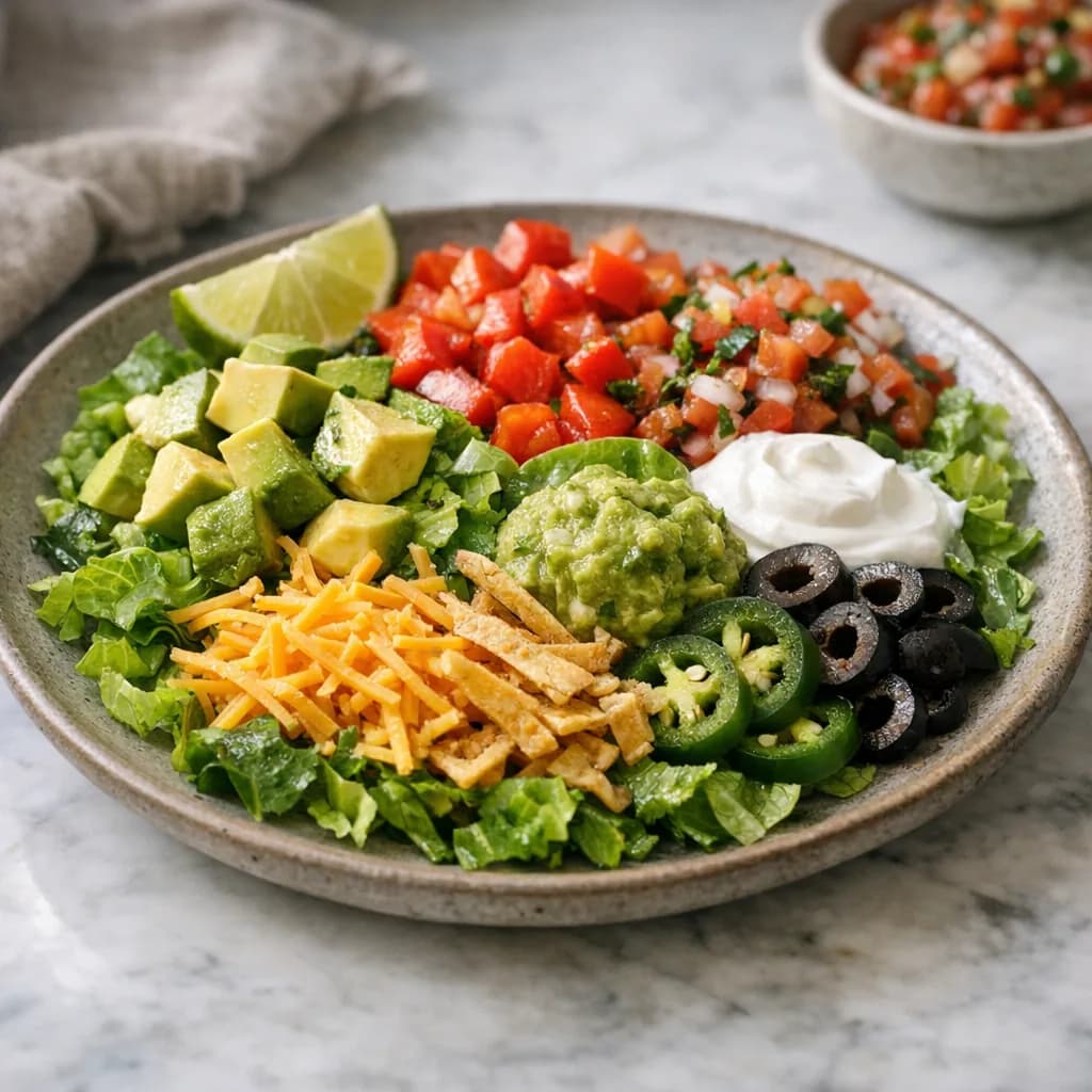 Keto Taco Salad Bowl recipe