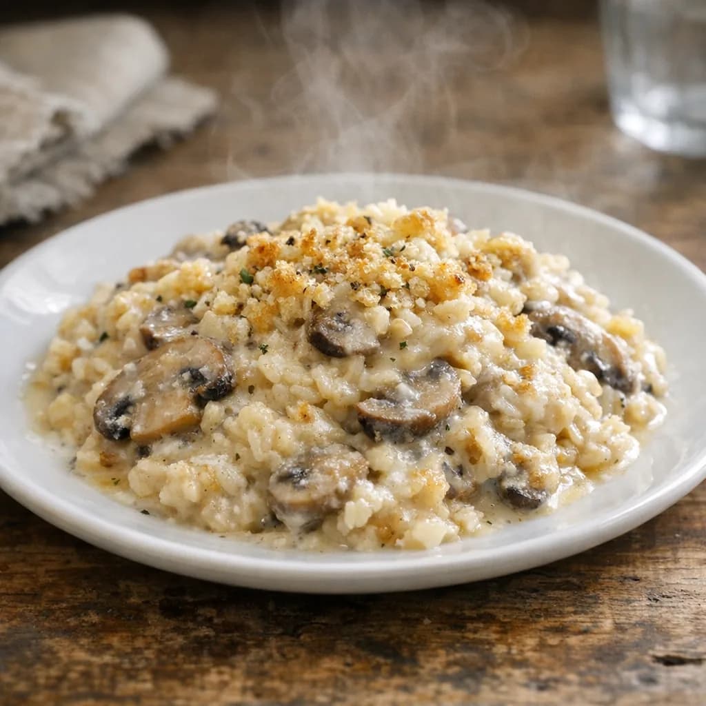 Kosher Chicken and Mushroom Bake recipe