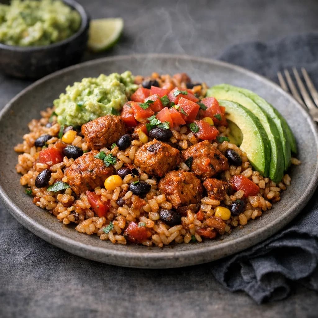 Kosher Tex-Mex Rice Bowl recipe
