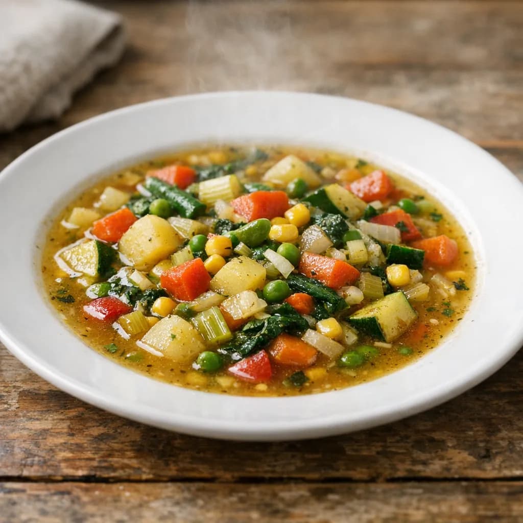 Kosher Vegetable Soup Delight recipe