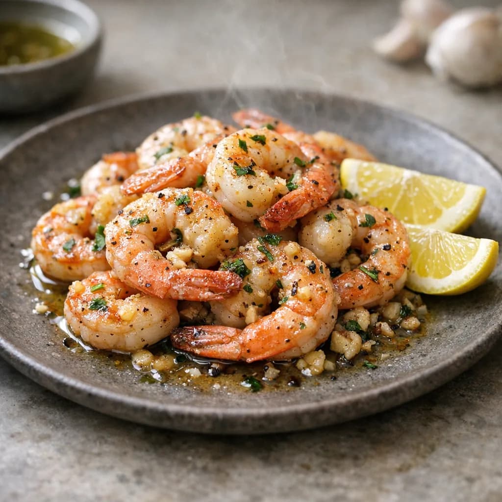 Lemon Garlic Shrimp Sauté recipe