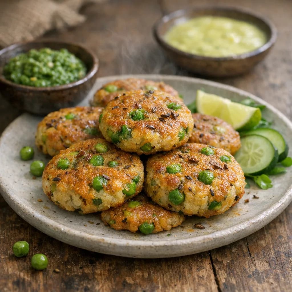 Mattar Ke Tikki Recipe recipe