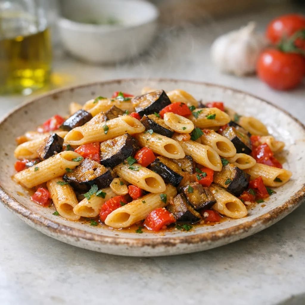 Mediterranean Eggplant Penne recipe