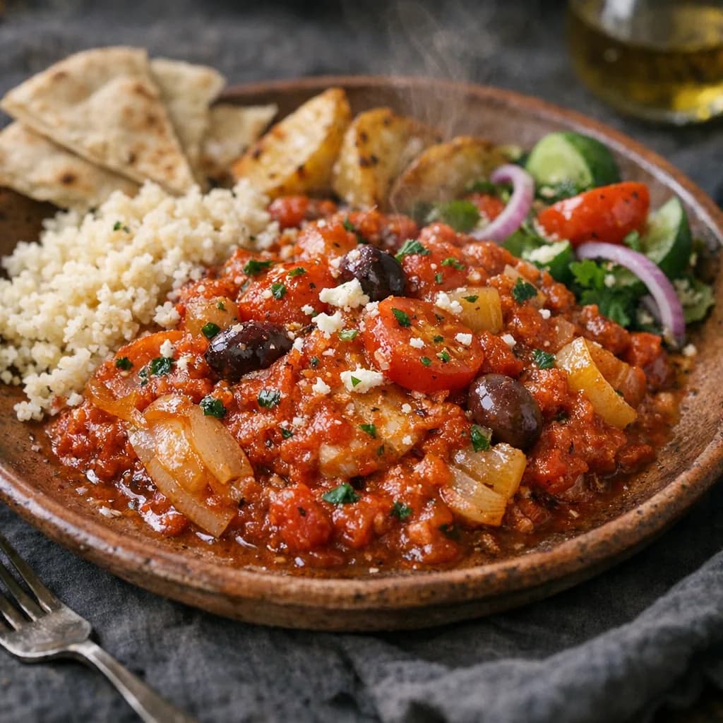 Mediterranean Red Snapper Dinner recipe