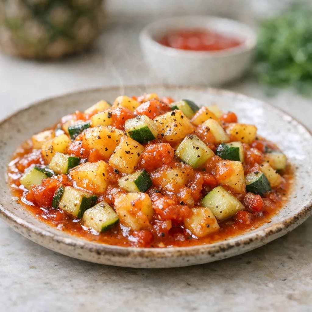 Pineapple-Cucumber Dinner Salsa recipe