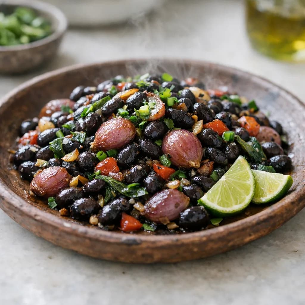 Quick Vegan Black Bean Stir-Fry recipe
