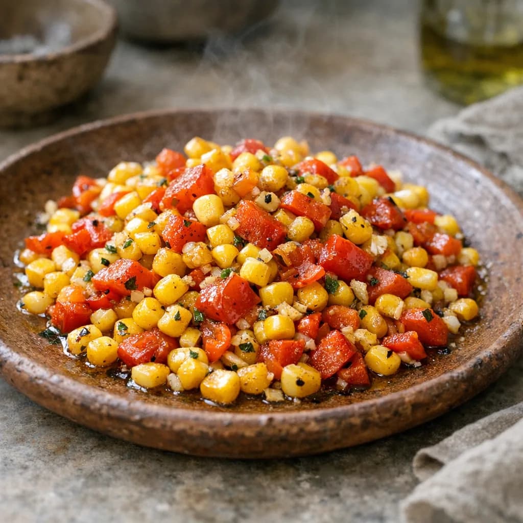 Sautéed Corn and Pepper Medley recipe