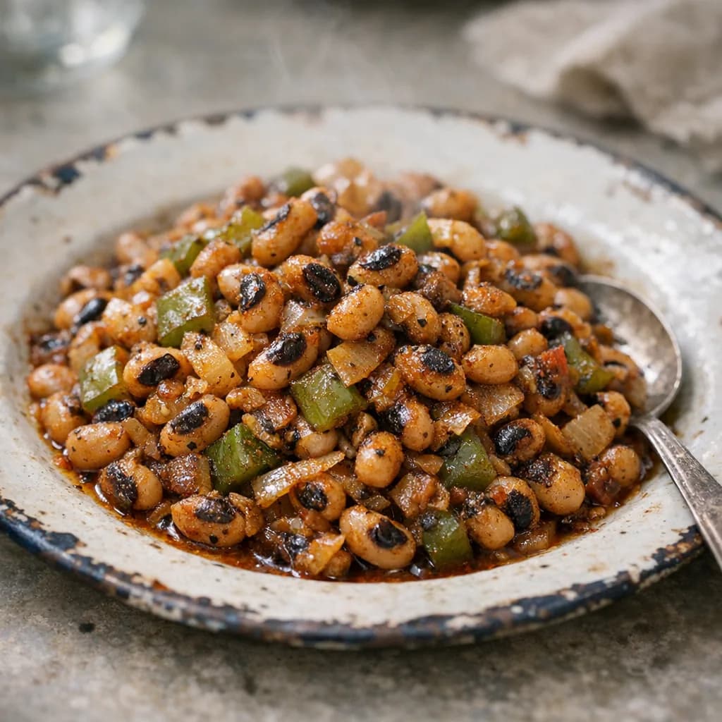 Savory Black-Eyed Pea Stir-Fry recipe