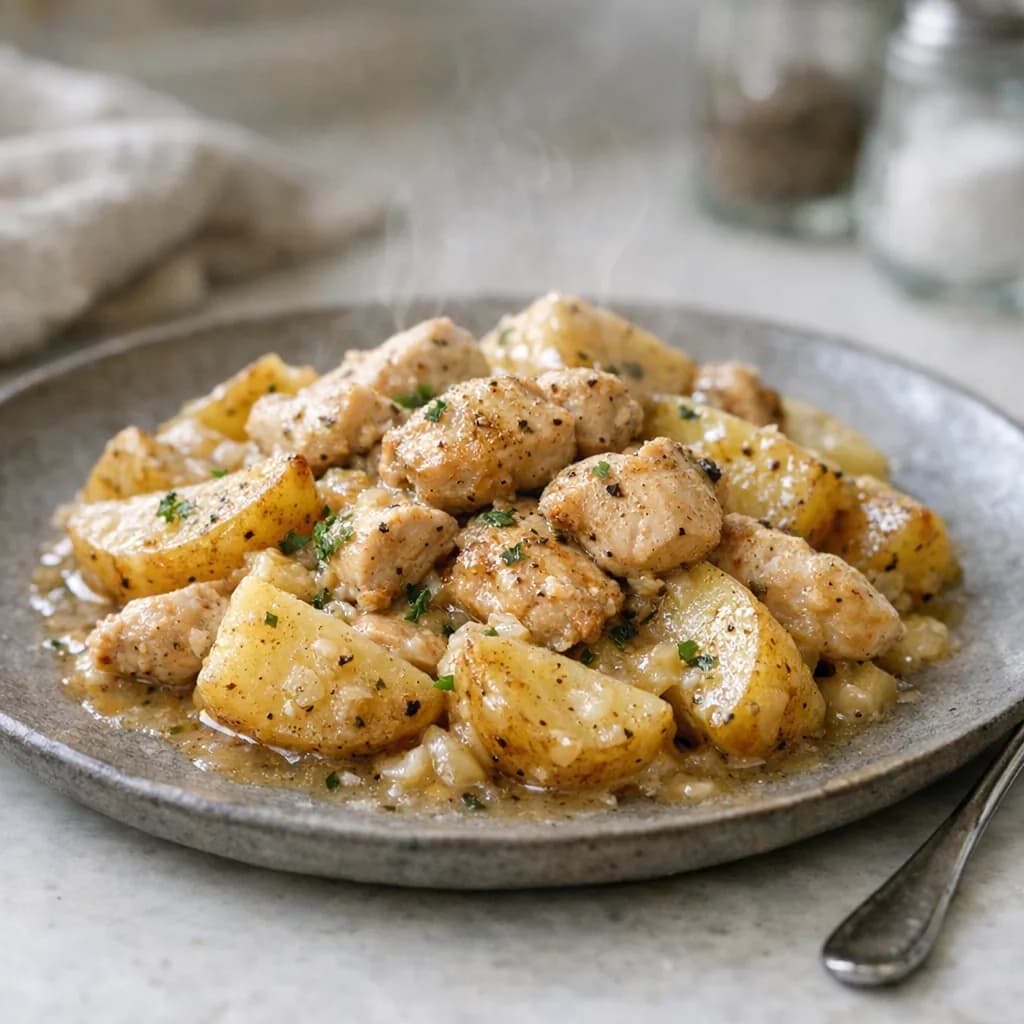 Savory Chicken and Potato Bake recipe