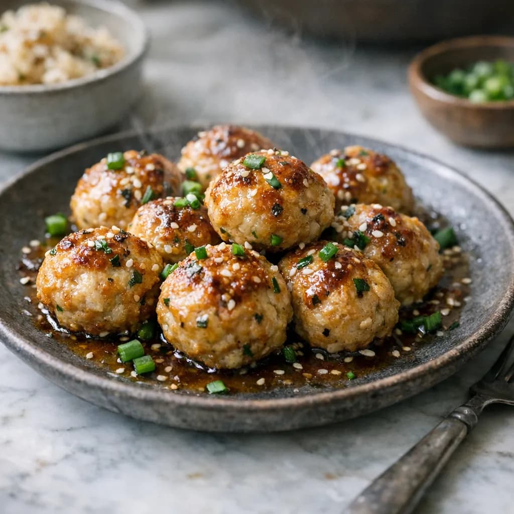 Savory Dinner Meatballs recipe