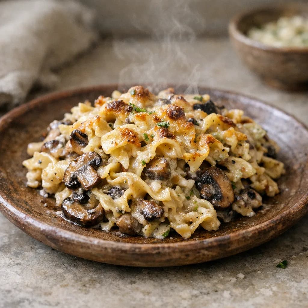 Savory Mushroom Bake recipe