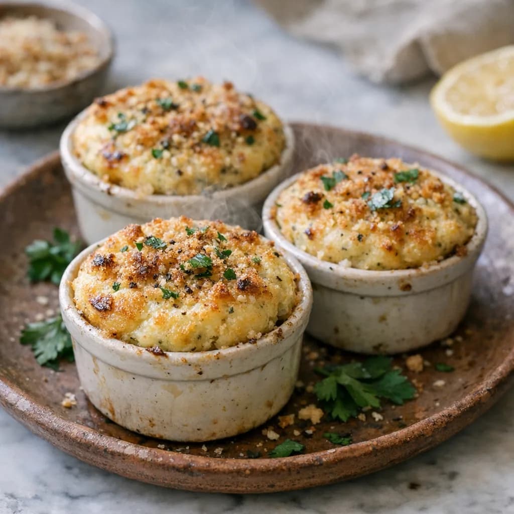 Savory Salmon Soufflé Cups recipe