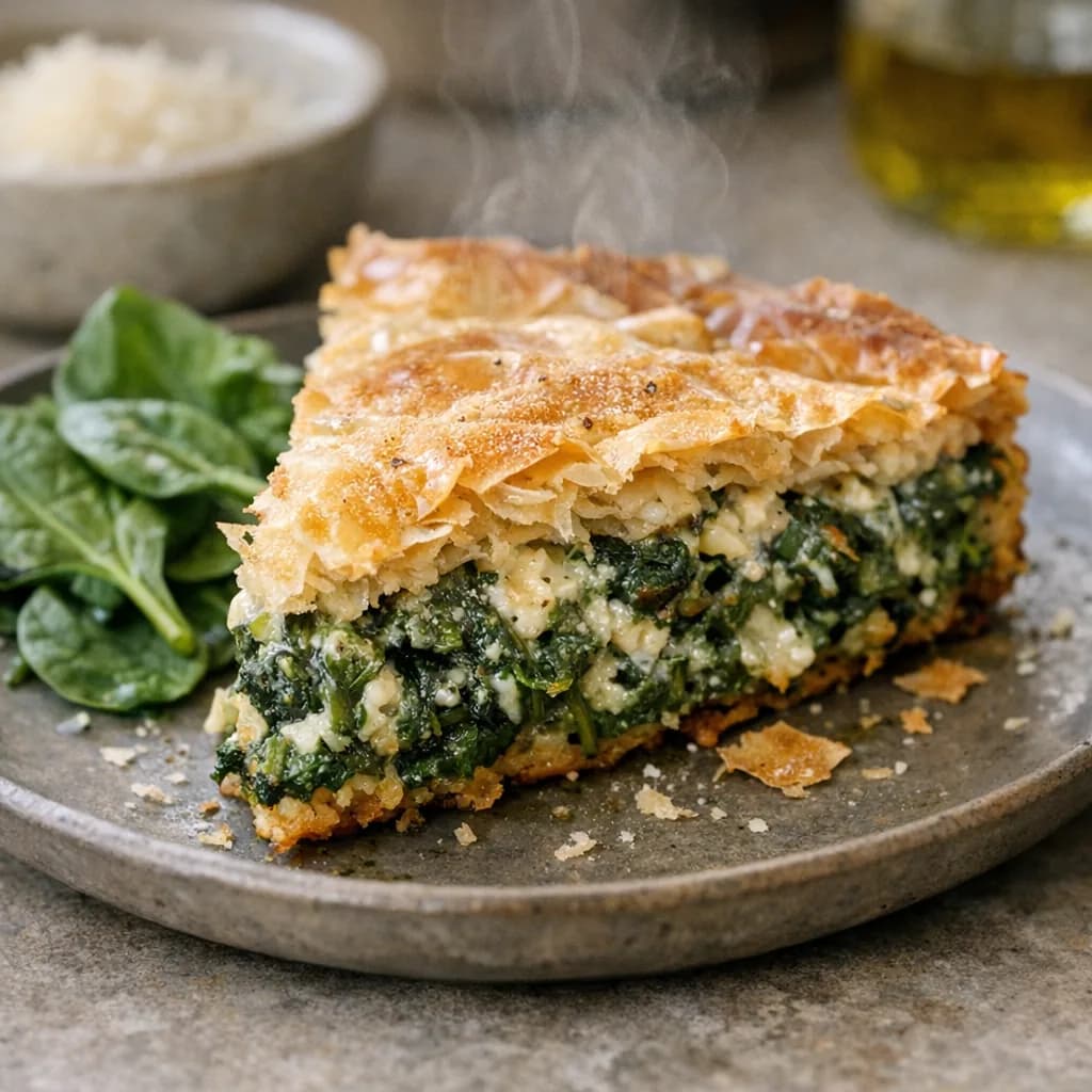 Savory Spinach and Cheese Pie recipe