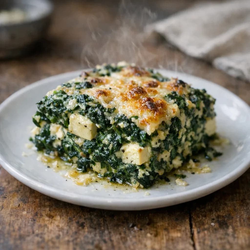 Savory Spinach Bake recipe