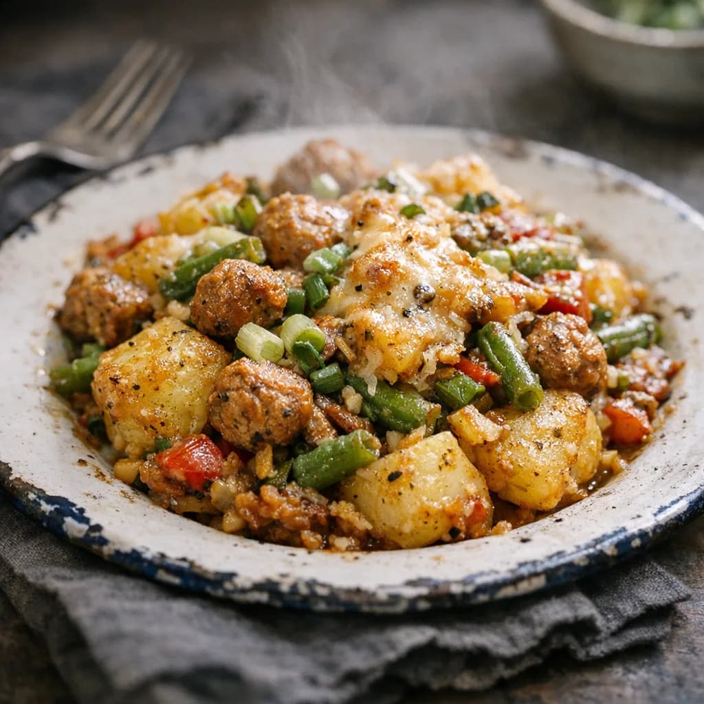 Savory Turkey and Vegetable Bake recipe