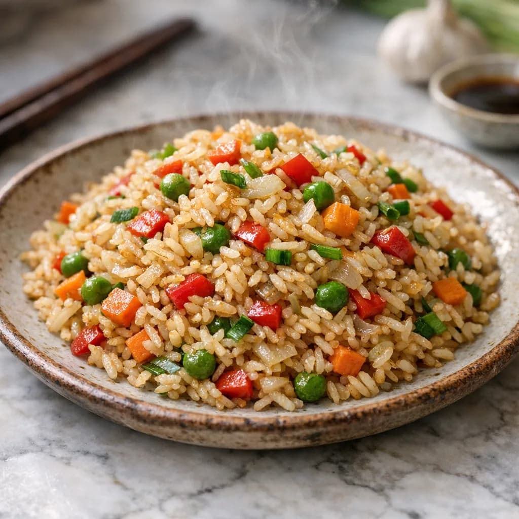 Savory Vegetable Fried Rice recipe