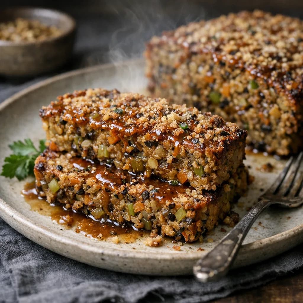 Savory Vegetarian Protein Loaf recipe