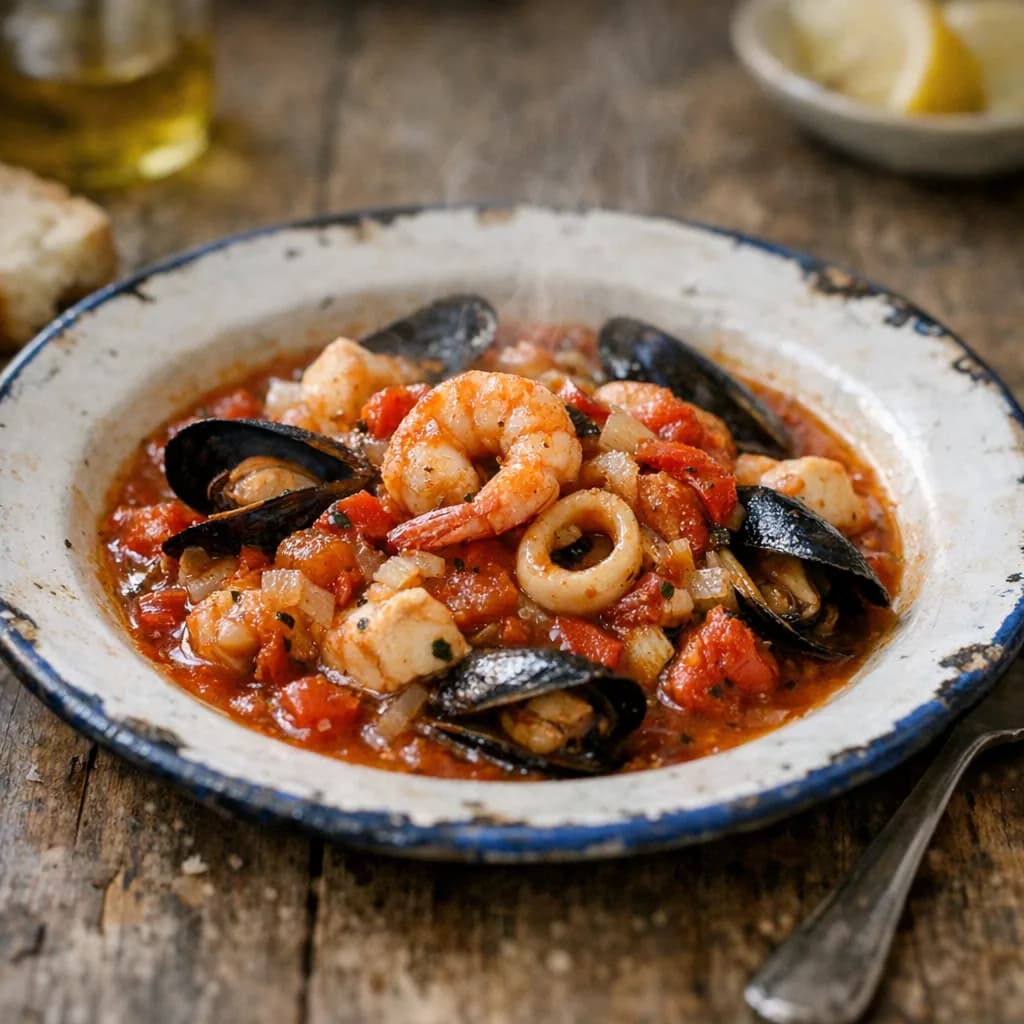 Seafood Tomato Stew recipe