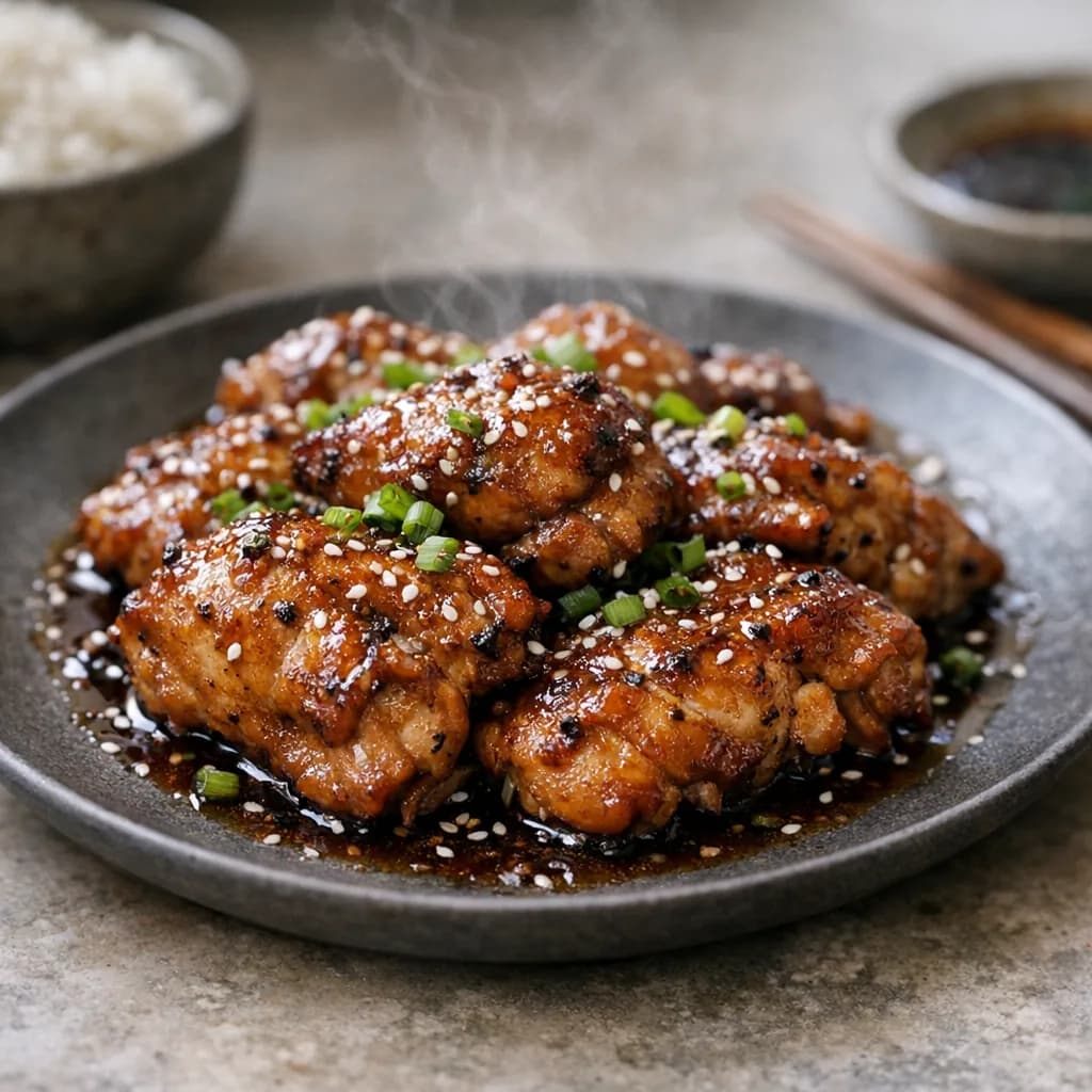 Soy-Ginger Glazed Chicken recipe