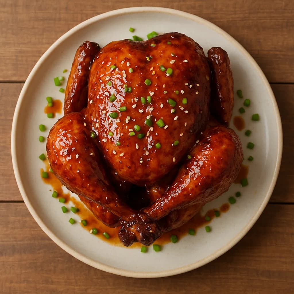 Soy Honey Glazed Chicken Roast recipe