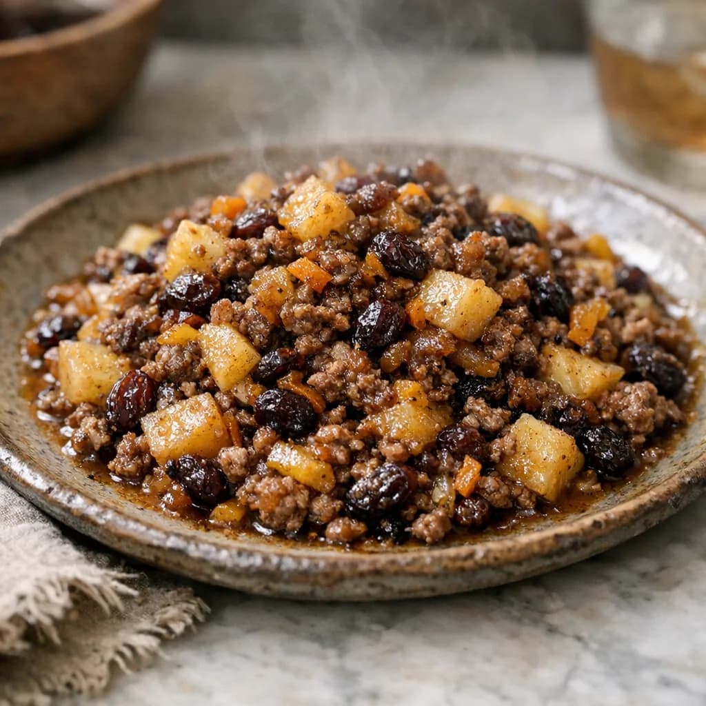 Spiced Apple and Beef Dinner Mix recipe